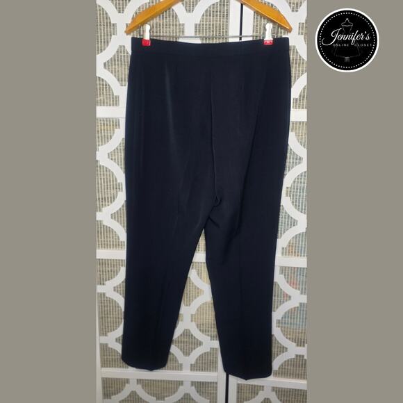 3/$25 Sag Harbor Stretch Navy Blue Flat Front Dress Pants Size 10 - Picture 4 of 7